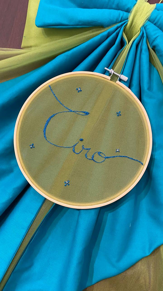 Fiocco Nascita "Ortensia"