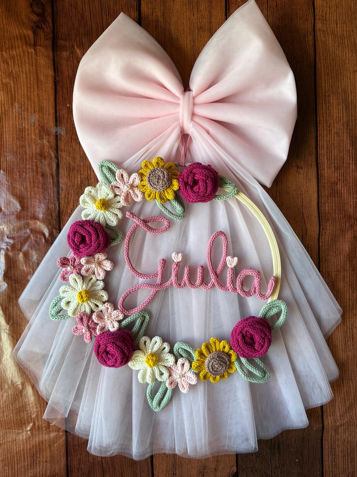 Fiocco Nascita "Giulia"