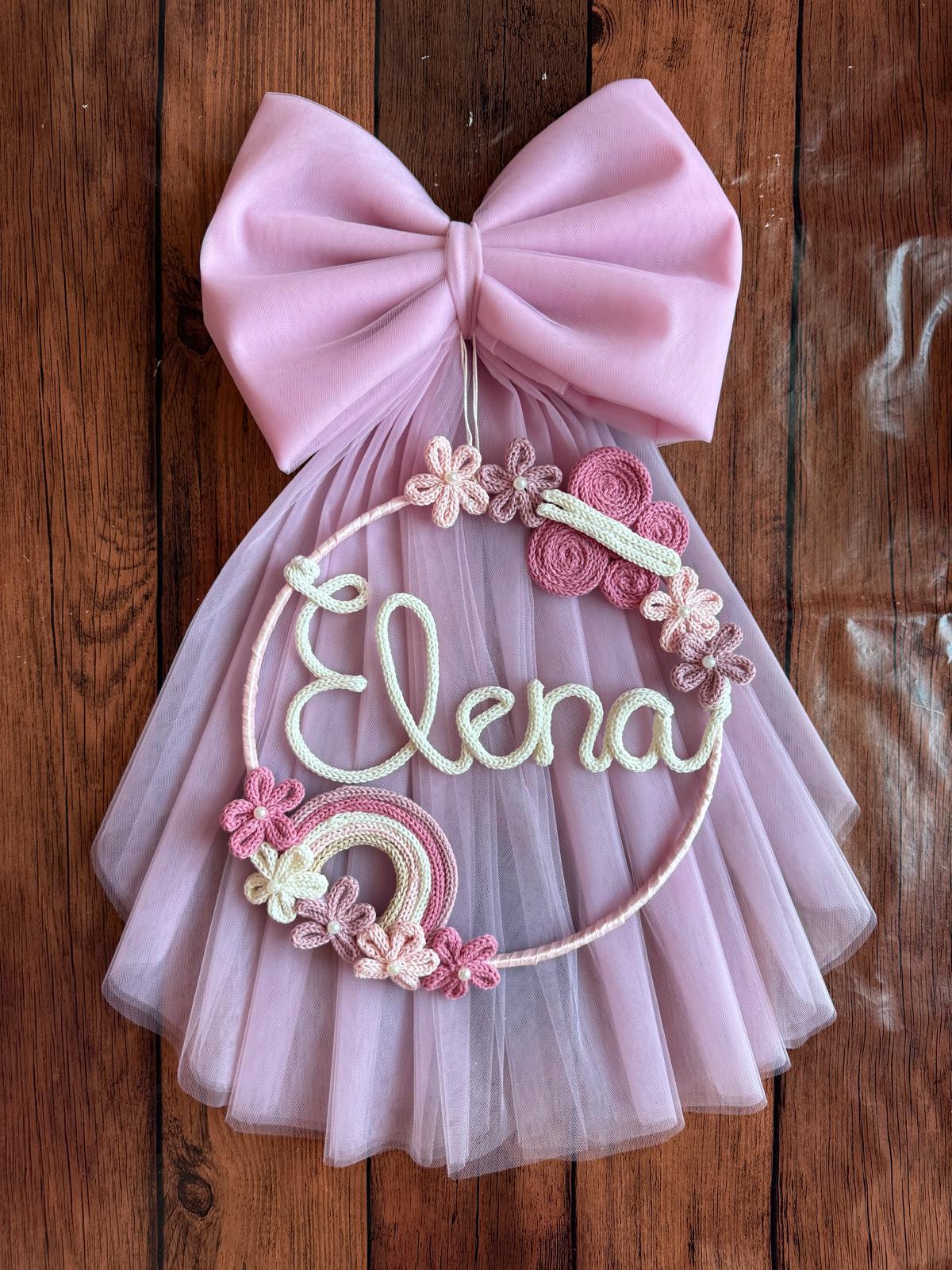 Fiocco Nascita "Elena"
