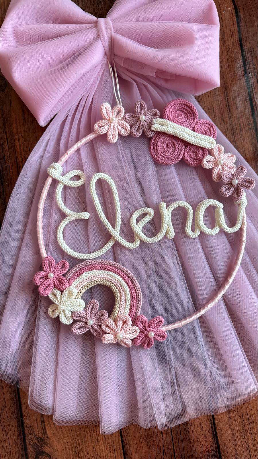 Fiocco Nascita "Elena"