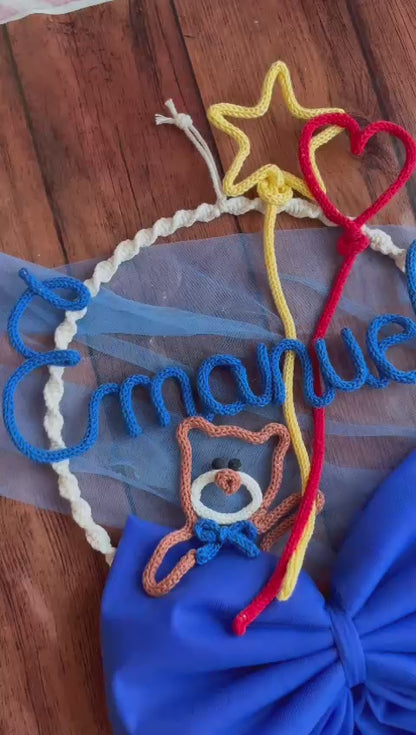 Fiocco Nascita "Emanuele"